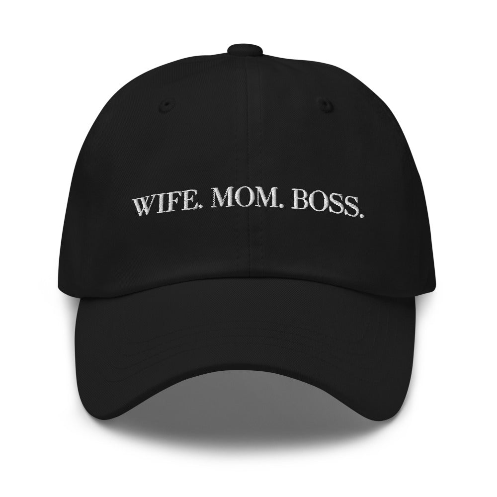 Wife. Mom. Boss. Dad hat