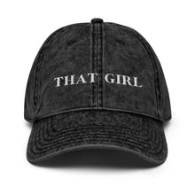 Load image into Gallery viewer, That Girl Vintage Cotton Twill Dad Hat
