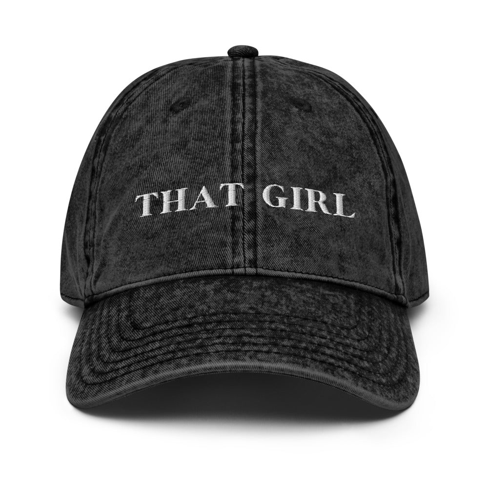 That Girl Vintage Cotton Twill Dad Hat